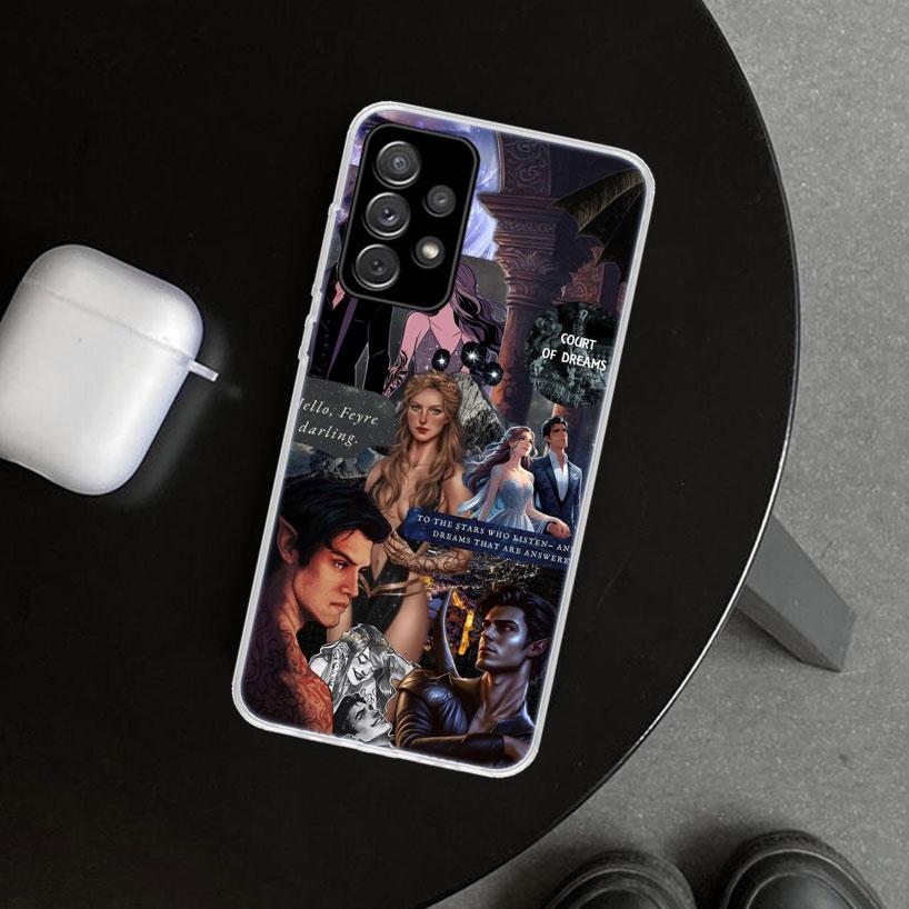 Чехол для телефона "Королевство шипов и роз. Книга 2" для Samsung Galaxy A17 A16 A26 A36 A56 A57 A37 A15 A25 A35 A55 A14 A24 A34 A54 A13 A23 A33 A