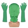 Green Chroma Key Mask Gloves Chromakey Hood Glove Invisible Effects Background Chroma Keying Green