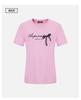 100% Cotton Letter Logo: Clean, Comfortable, Breathable Women's Short sleeved T-shirt for Spring and Summer