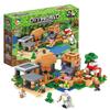 Игрушка-конструктор высокой сложности, совместимая с Lego Minecraft Village Boy Puzzle Assembly