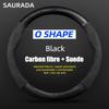 Car Carbon fiber Suede Car Steering Wheel Cover For Seat Cupra FR IBIZA Leon Ateca Tarraco Arona EXEO Toldeo Mii Arosa Alhambra
