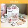 Girl Pretend Wooden Makeup Box Cloud Toy With Crafting For Toddlers Gift
