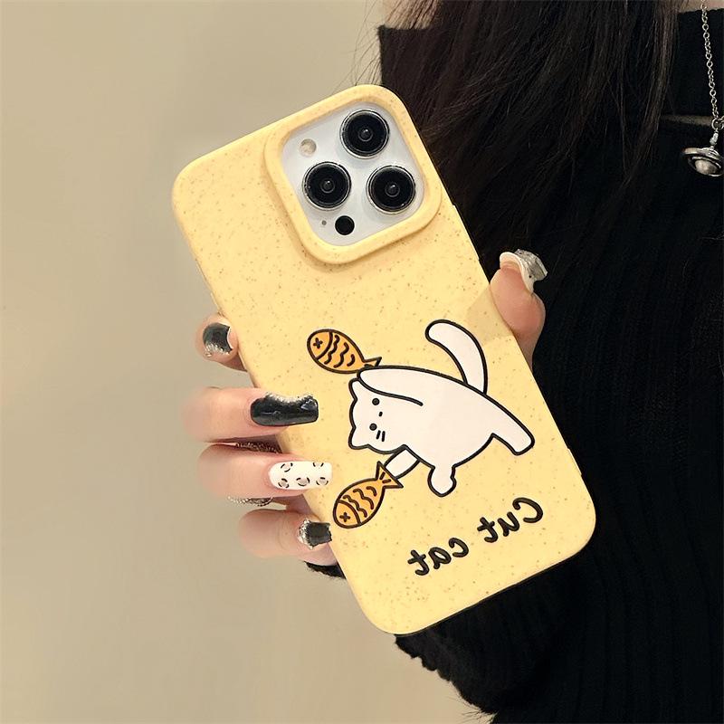 Защитный чехол Zhitai Creative Wheat Shell для iPhone 11/13/14/15Pro/16ProMax