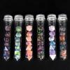 Polyhedral Dice Set 7pcs/Set Mix Colors Dice with Tube for Board Game Math Teaching Prop, As Souvenir Gift