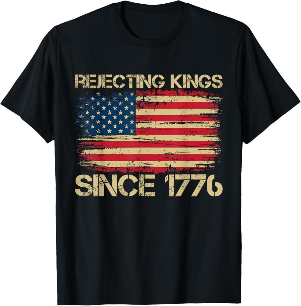 Rejecting Kings Since 1776 American Vintage Flag Freedom Spirit Unisex T-Shirt Unisex T-Shirt