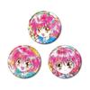 Goldfish Wapiko Hologram Can Badge Set of 3 Warning! Vol.1