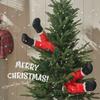 Elf Leg Christmas Tree Ornaments: Cute Festive Decorations & Window Pendants