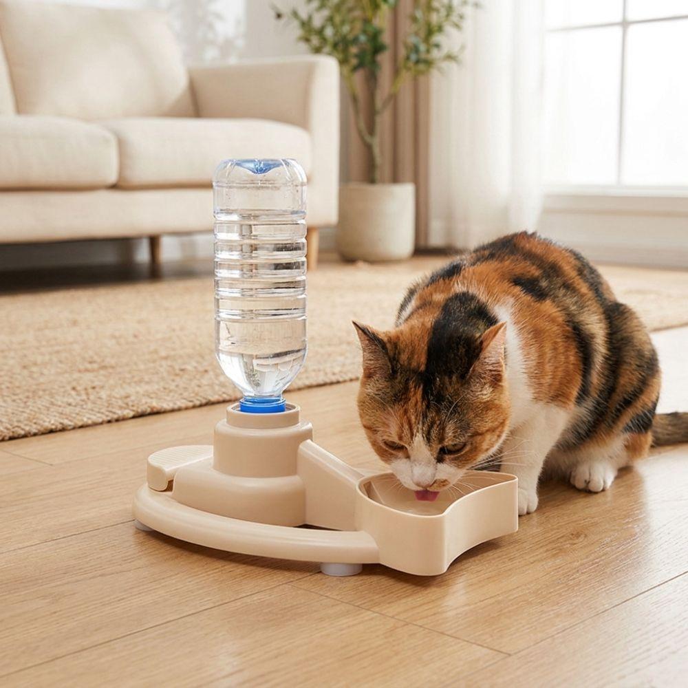 Large Capacity Cat Automatic Water Dispenser Silent Gravity Pet Drinking Station Balcony
