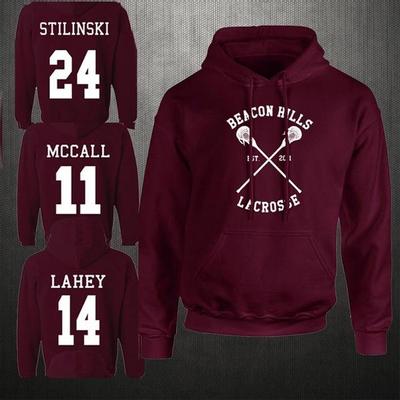 Толстовка для лакросса Beacon Hills Teen Wolf McCall Stilinski Lahey, толстовка унисекс