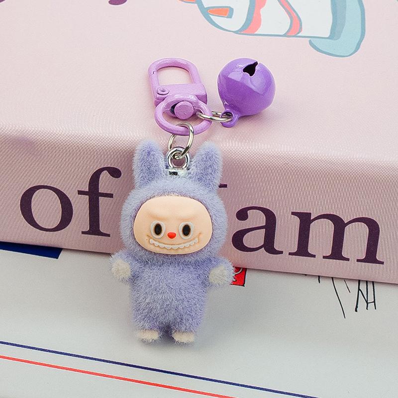 Аниме периферийное устройство Kawaii милый мультфильм Labubu брелок подвеска автомобильный брелок креативный рюкзак украшения аксессуары подарки
