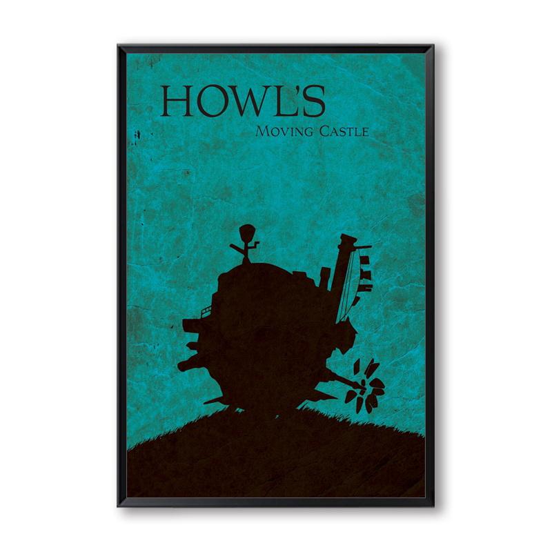 Коллекция японских анимационных фильмов, холст, живопись, художественный принт, постер, изображение, домашний декор, фреска