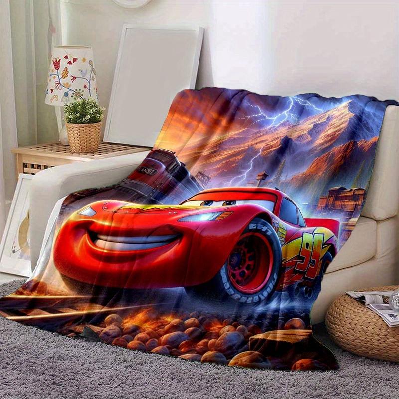 1pc. Lightning McQueen Car Blanket - Perfect for Home, Office, Outdoor Use, Gift Idea, Suitable for All Seasonsz0417210