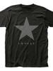 New Black Star TShirt  Mens Authentic Rock Band Music TShirt New Black Fashionable Casual Trendy YK Retro Style