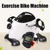 White ABS PVC Home Exerciser LED Display Fitness Pedal Bike Exercise Indoor Trainer Exerciser Cycling Fitness Mini Pedal Arms Legs