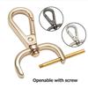 1pc Zinc Alloy Detachable Snap Hook Trigger Clips Buckles for Strap Belt Keychain Webbing Pet Leash Leathercraft Hooks 4 Sizes