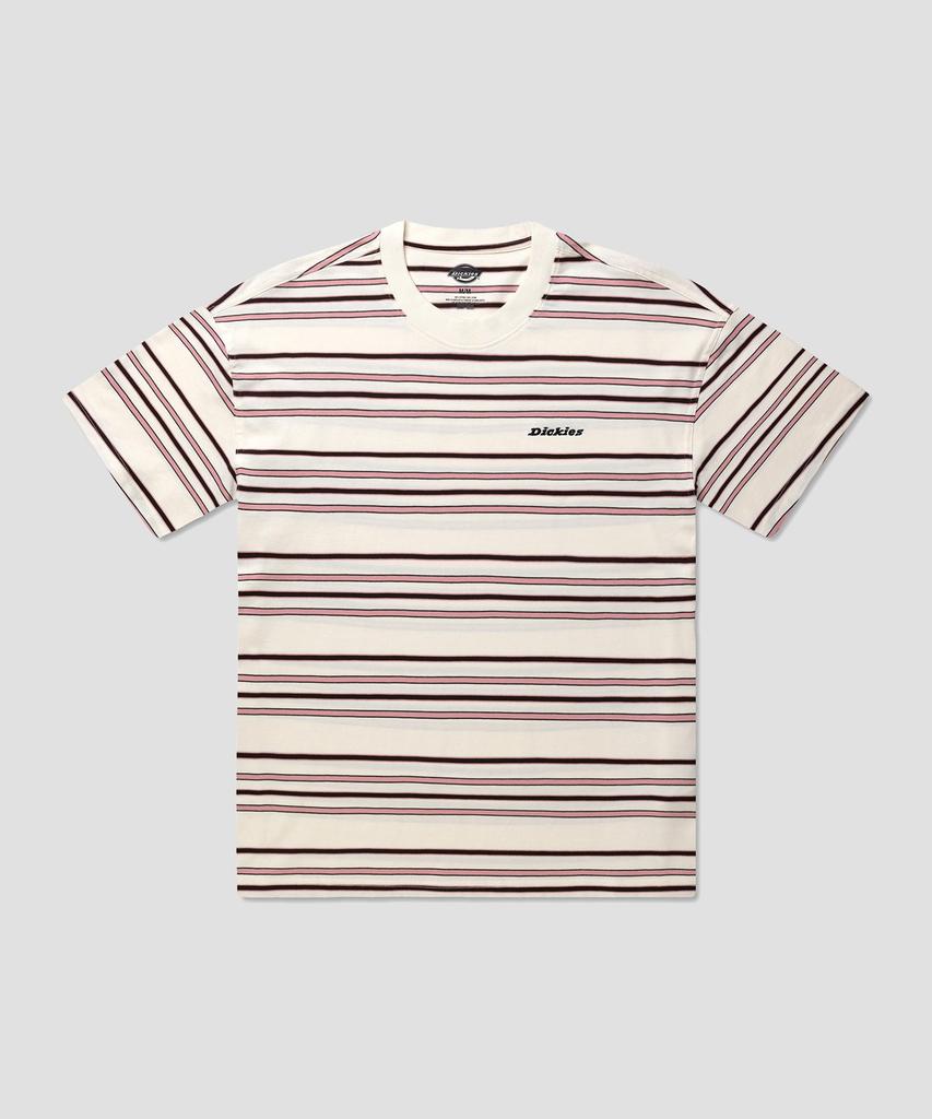 DICKIES East Liberty Striped T-Shirt Egret