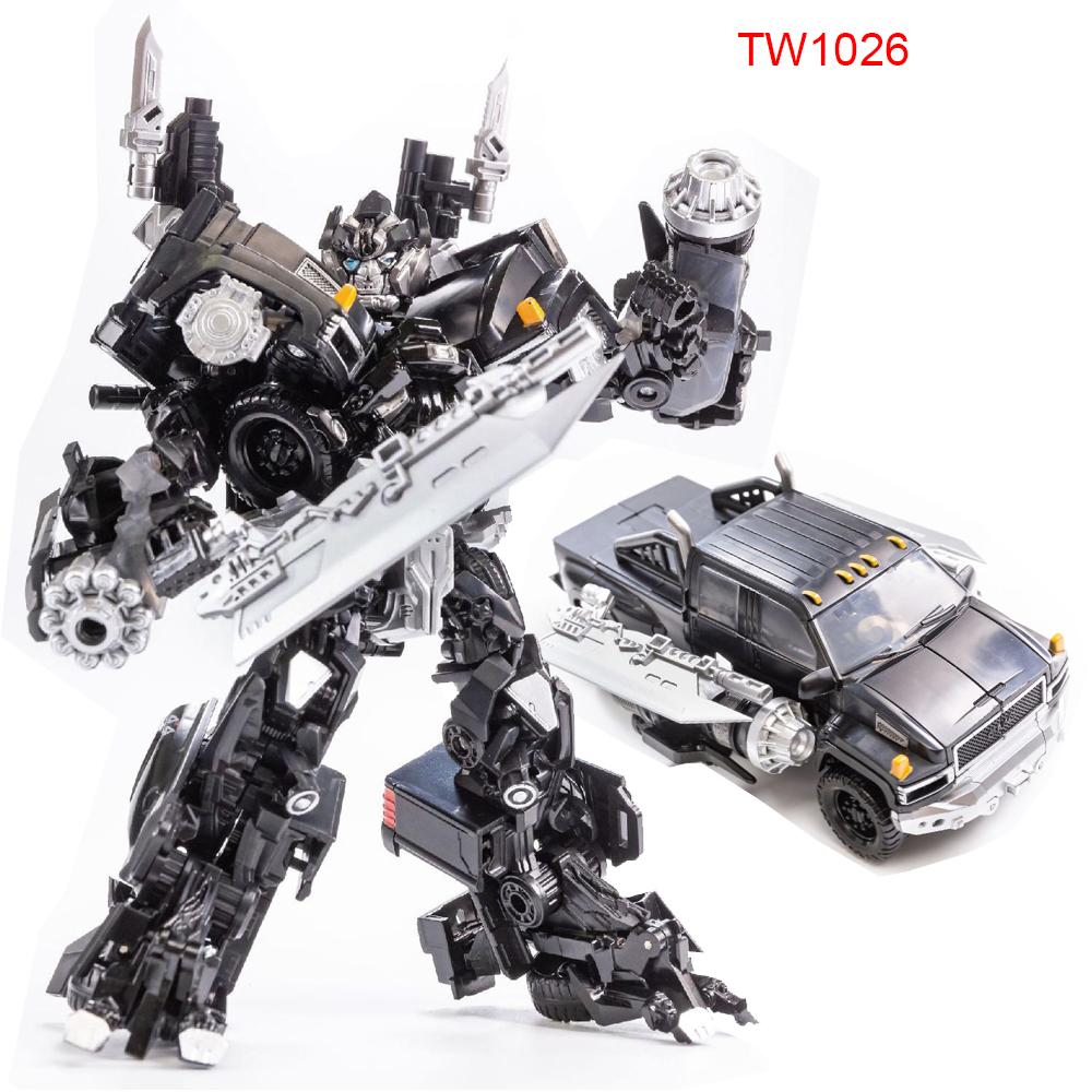 Baiwei Shockwave TW1028 Игрушки-трансформеры Sentinel Prime TW1024 Модель Ironhide TW1026 Робот Bumblebe TW1025 Фигурка TW1030