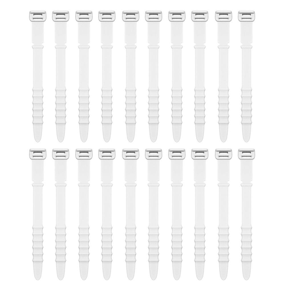 20pcs Cable Management Silicone Cable Ties Multipurpose Cord Organizer Straps  Cable