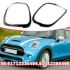 For MINI For COOPER F55 F56 F57 Black Headlight Trim Ring Left Right Headlight Ring Bezel Trim Surround Cover Rear Light Frame