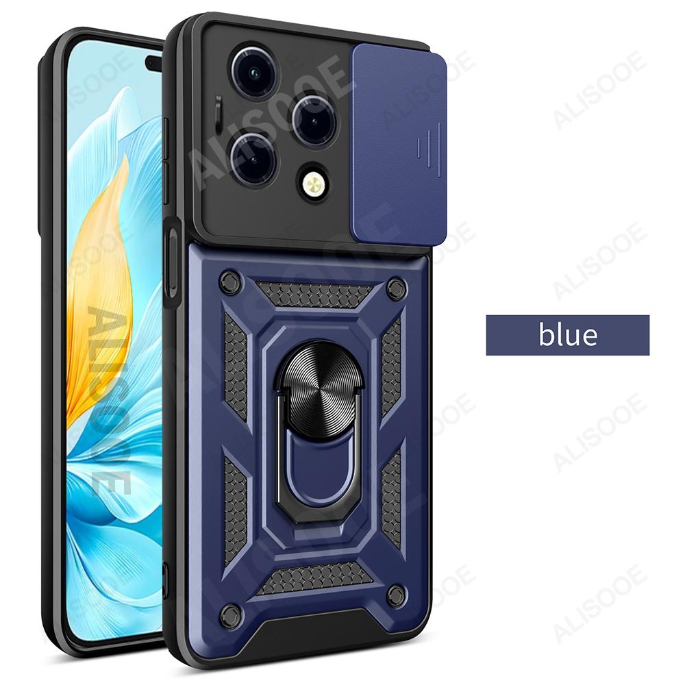 Slide Camera Funda для Honor 200 Lite Чехол Push Lens Ring Stand Защитный чехол для Honor 200 Pro 200 Lite 5G Противоударный чехол