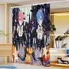 Аниме Re Zero Рем Игровая Белая Шторка для Душа, Декоративная Шторка для Ванной, Водонепроницаемая Шторка для Душа с Крючками