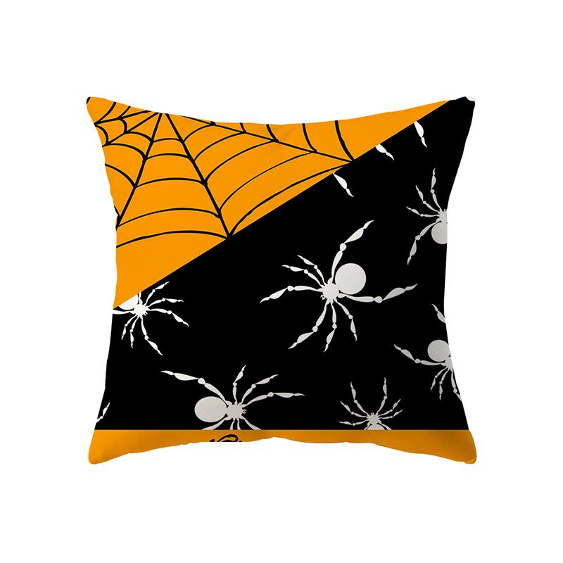 Подушка с буквами алфавита на тему Хэллоуина, чехол для дивана, праздничный подарок, украшение для вечеринки, домашний декор