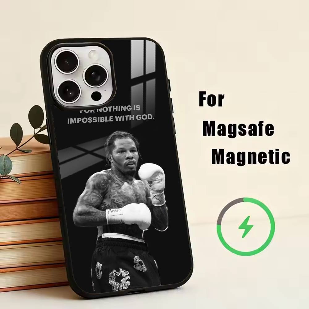 Чехол для телефона Gervonta Tank Davis для iPhone 17, 16, 15, 14, 13, 12, 11 Plus, Pro, магнитный, с поддержкой беспроводной зарядки MagSafe