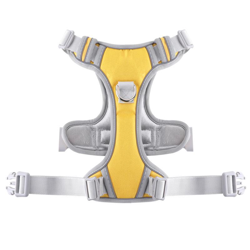 Поводок для собак Взрывозащищенный ремень для груди для больших собак Светоотражающий поводок для собак Жилетный поводок для домашних животных