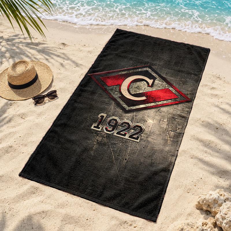 FC Spartak Moscow Microfiber Beach Towel Quick Dry Sand Free Lightweight Beach Towels for Travel Swimming Camping