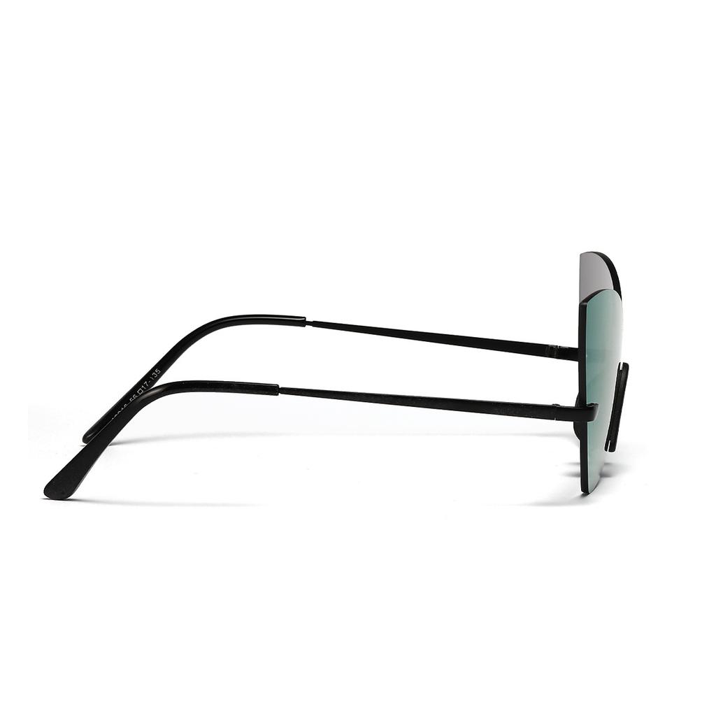 Персонализированные очки для вечеринок Женские без оправы солнцезащитные очки «кошачий глаз» Мужские нестандартные солнцезащитные очки оверсайз