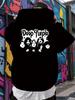 Deep Purple Band Graphic Hoodie for Men - Black Casual & Trendy Long Sleeve Sweatshirt with "DoPurple" Design