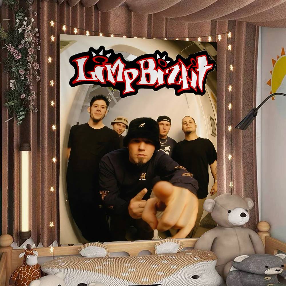 Rock Band Limp Bizkit Мультяшный Гобелен Искусство Научная Фантастика Комната Домашний Декор Настенное Полотно Домашний Декор