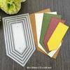 Pennant Tag Frame Cutting Dies Metal Stencil DIY Scrapbooking Album Paper Card Embossing Craft Decor Art Die Cut Bookmarks