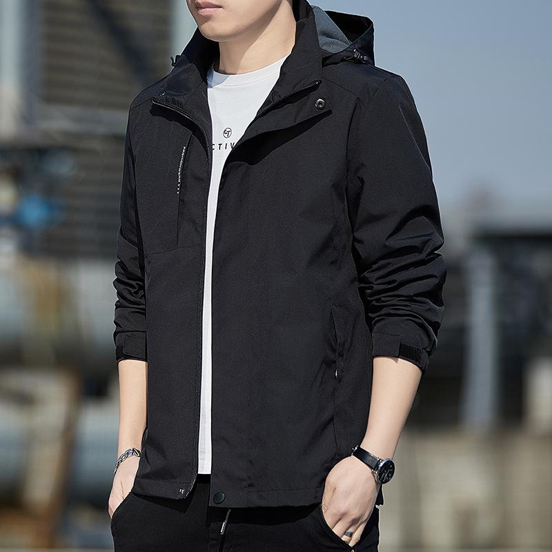 Hooded Jacket Men 'S Autumn Casual Windproof Jacket Men 'S Outdoor Jacket