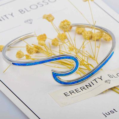 Синий открывающийся браслет аксессуары корейская мода 2 иероглиф браслет аксессуары