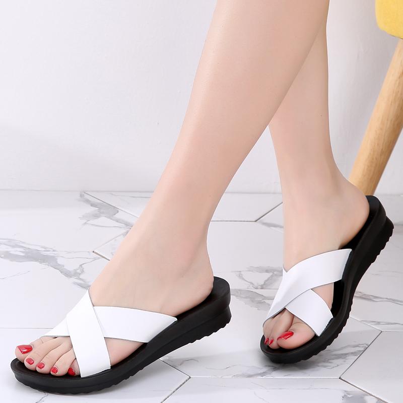 Женские летние босоножки-бустеры на танкетке и платформе