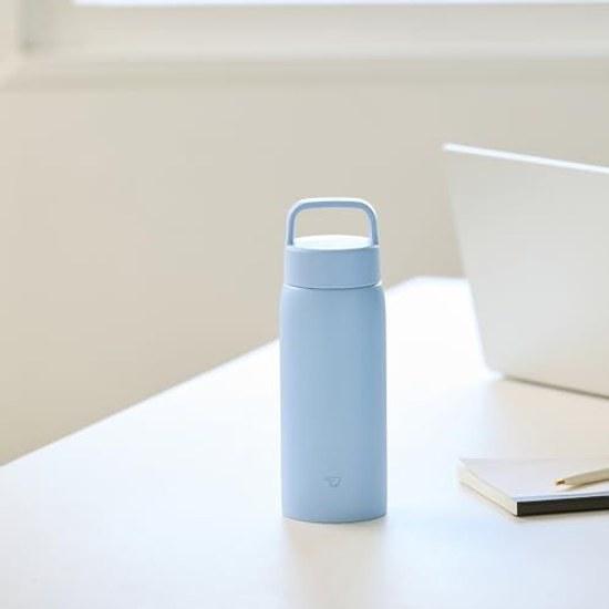 Zojirushi Water Bottle Stainless Steel Mug Large Capacity 800ml Recommended Sports Handle Screw Dishwasher Safe Seamless Lid Maintenance Points 2 Blue