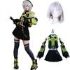 Zenless Zone Zero Cosplay Wig Included Adult Cultural Festival Event Costume Halloween Costume [ZOMOZO] (Amby Demara, S)