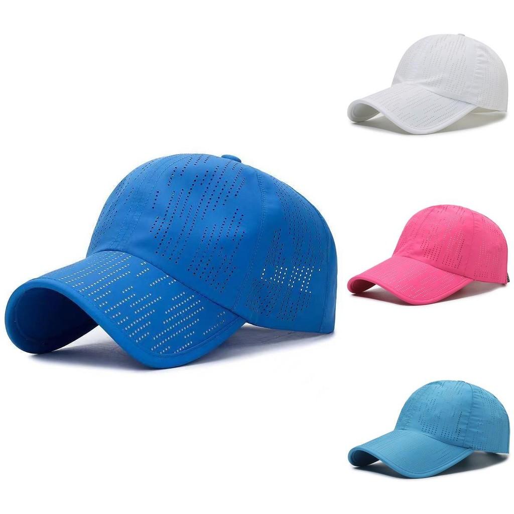 Hat Perforated Baseball Cap Sunscreen Duckbill Cap Breathable Quick Hat Drying