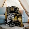 1PC Custom Name Money Power Rebellion outdooor Flannel blankets Patterns Throw Blanket All-Season Soft Gift for Couch, Bed, Camping gifts