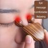 Sandalwood Facial Lifting Meridian Comb Massager For Eyes Nose Ear Neck Promote Blood Circulation Trigger Point Gua Sha Board
