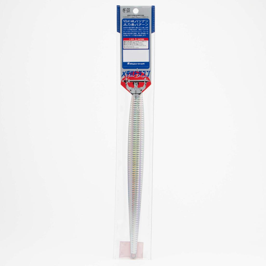 Major Craft Metal Dragon Hairtail 300g Silver Jig, Pattern, (290mm), (MDGN)