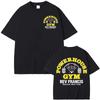 Графические футболки Powerhouse Gym Олимпия Фитнес Упражнения Футболки с коротким рукавом Мужские Женские Модные Повседневные Хлопковые Футболки Топы