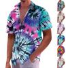 Hawaiian Shirt For Men, Men's Vintage Button Down Bowling Shirts Short Sleeve Summer Beach Shirt