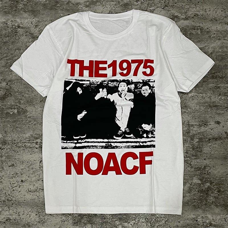 THE1975 Band Album NOACF British Alternative Rock Music Casual Tshirt Mens and Womens Luxury Band Brand