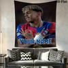 Custom Name Lamine Yamal Wall Tapestry Aesthetic Wall Hanging Printed Fabric Blanket Decorative Tapestries for Bedroom Living Room Home Decor
