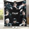 HD Фланелевое одеяло со Stray Kids Kpop Звездой, Ультрамягкий теплый плюшевый плед для дома, спальни, кровати, дивана, Чехол для кемпинга, пикника, Подарок