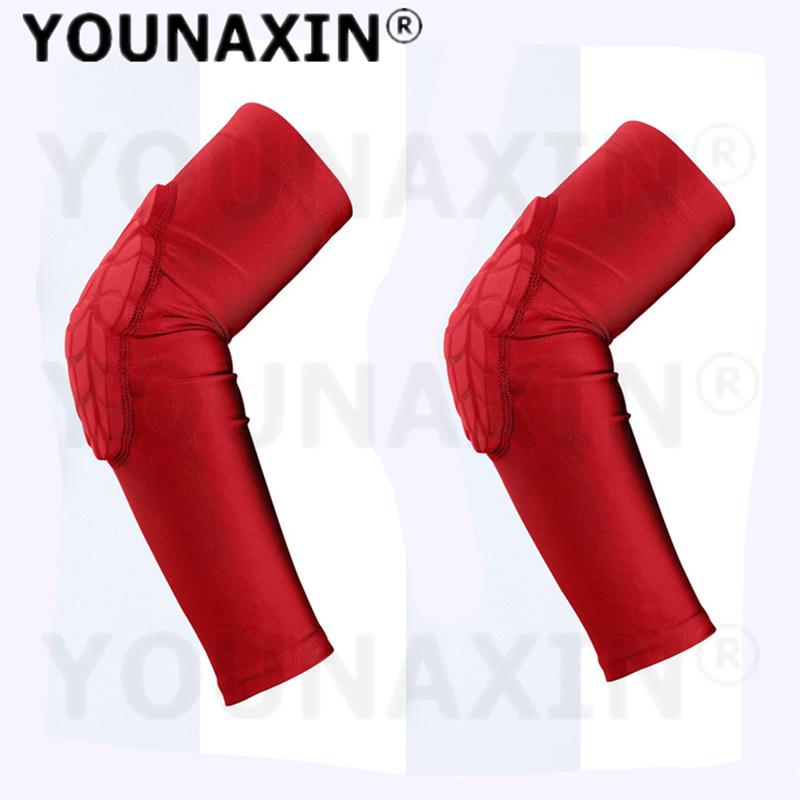 1 пара унисекс для девочек для бега баскетбольный рукав-защита для рук детский футбольный бейсбольный для мальчиков для велоспорта спортивная поддержка налокотник