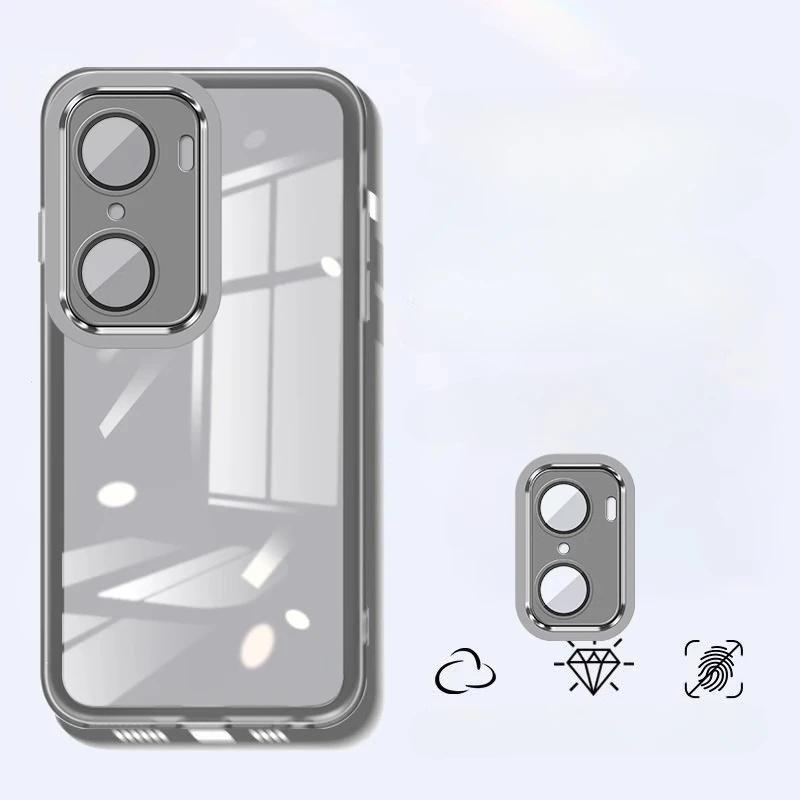 For POCO X7 Pro X 7 POCOX7pro Transparent Camera Lens Film Silicone Case for Redmi Turbo 4 Clear Soft TPU Protection Full Cover