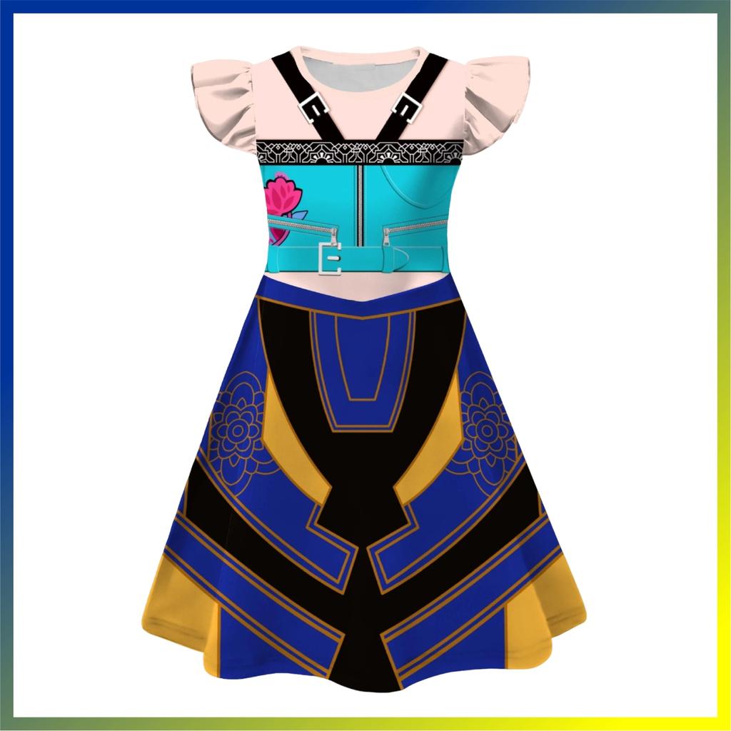 Костюм для косплея охотницы на демонов для девочек Зои Мира Руми Косплей платья на Хэллоуин K-Pop Пляжное платье для девочек